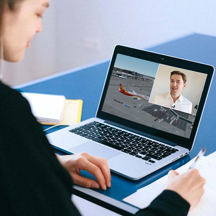 Flugangst überwinden online - Videocall mit Flugangstcoach Timo