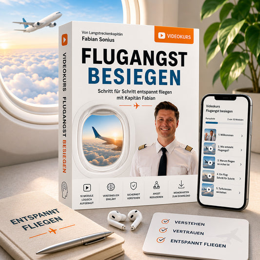 Flugangst besiegen der Videours